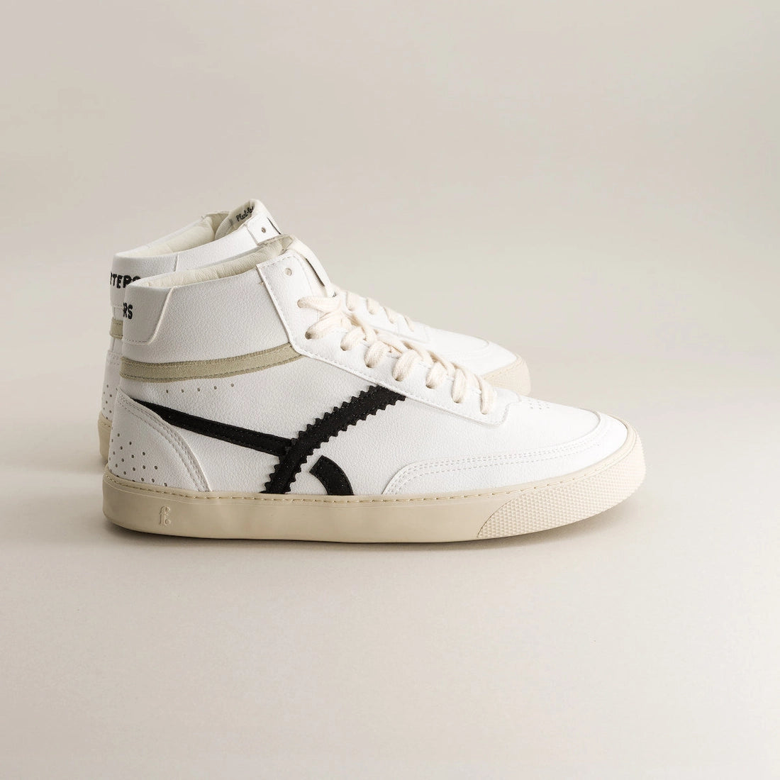 Bamboo White and Black Shoe