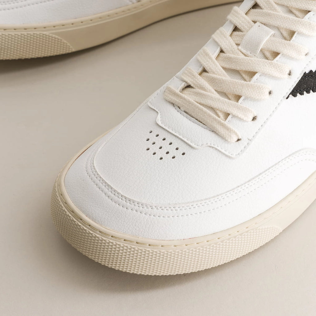 Bamboo White and Black Shoe