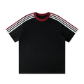 Unisex Colorblock Striped T-Shirt
