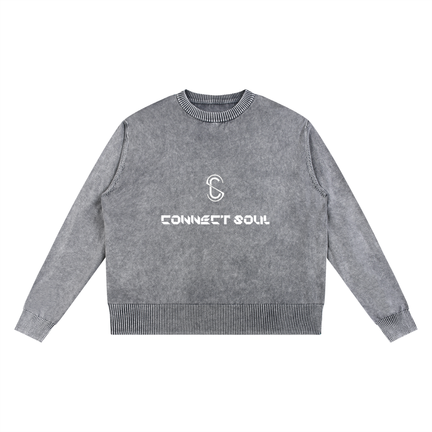 Mineral Wash Oversized Sweater