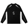 Contrast Panel Raglan Sweatshirt